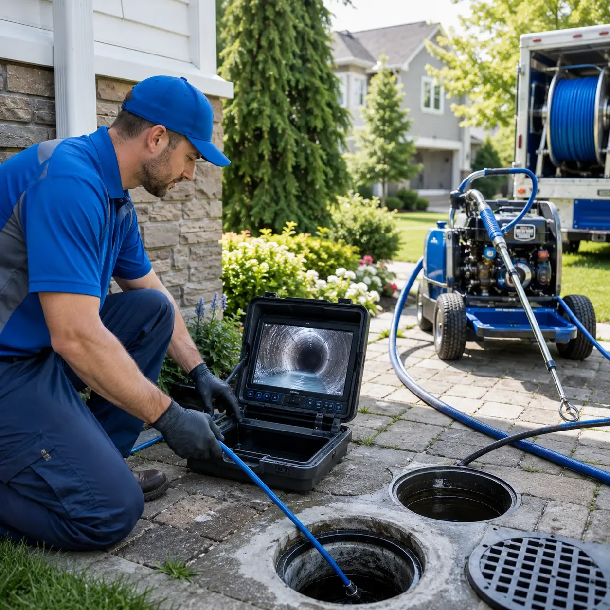 Outdoor drain cleaning professionals serving Bernardston, MA